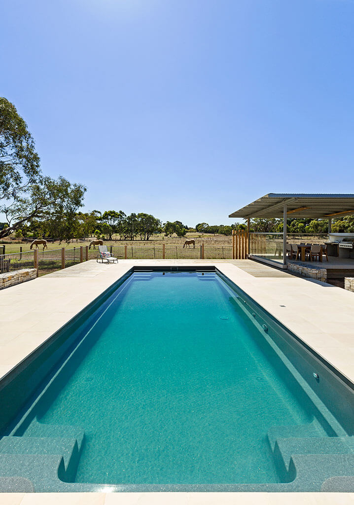 Gordon Ave Pools and Contemporary fibreglass family pool installation 2