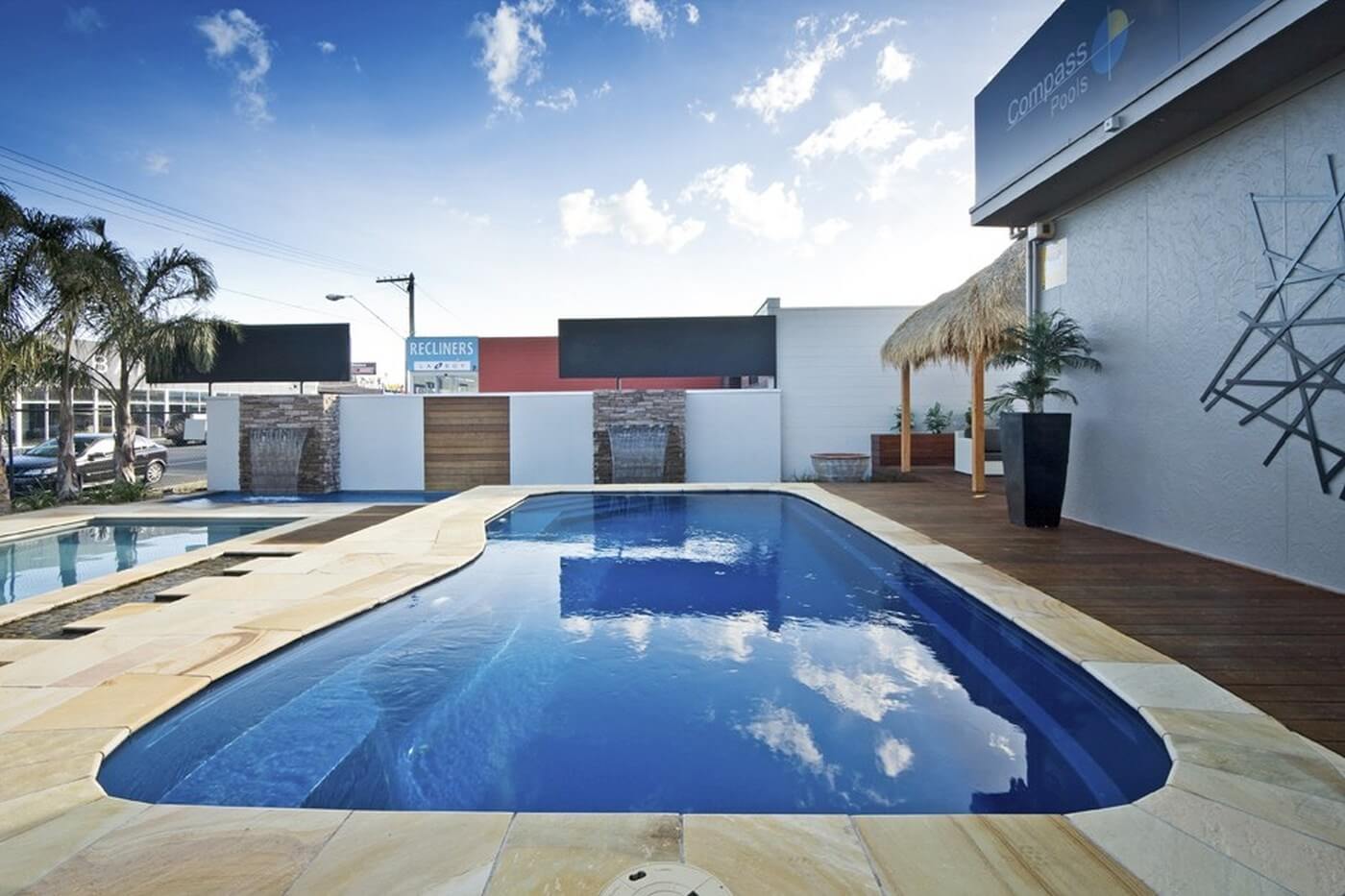Gordon Ave Pools and Riviera fibreglass family pool installation 1