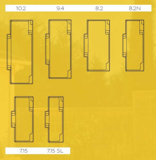 Vogue pool shape outlines
