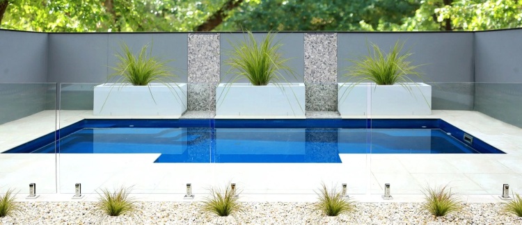 Pool landscaping forms part of a beautiful pool design
